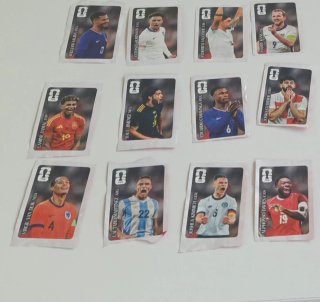 12 cromos Coca Cola Mundial