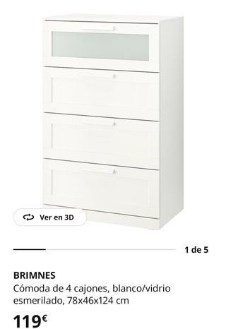Cómoda Ikea Blanca