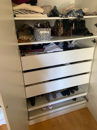 Armario doble blanco Ikea. En perfecto estado.