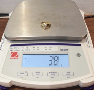 SORTIJA DE ORO 18K/ 3.8GR