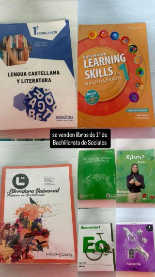 Libros 1° de bachillerato virgen de la calle