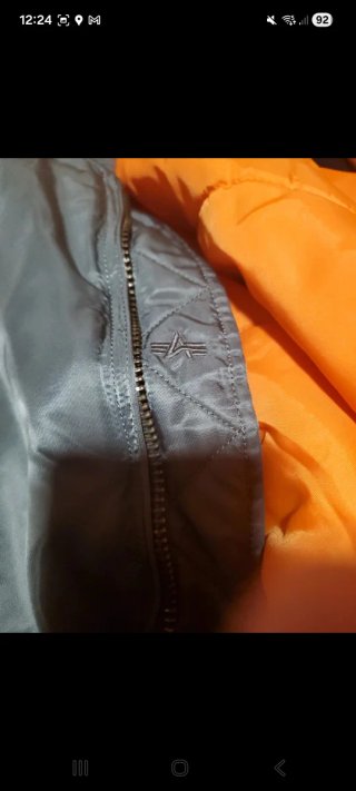 Chaqueta Bomber Alpha Industries  Gris Marengo