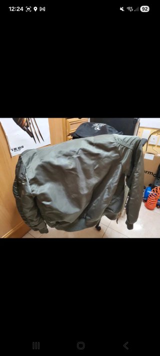 Chaqueta Bomber Alpha Industries  Gris Marengo