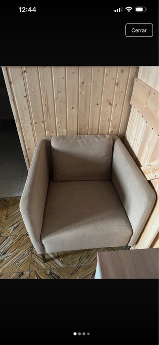 2 Butacas Ikea Beige Patas