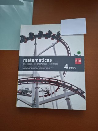 Matemáticas académicas 4 ESO de SM