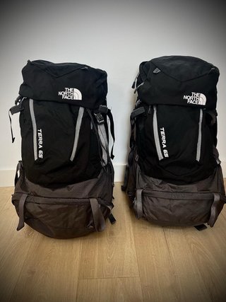 2 Mochilas The North Face Terra 65 Negras