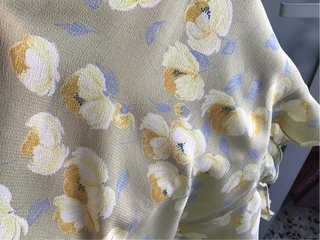 Vestido vintage verde floral