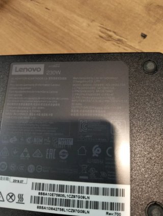 Lenovo ThinkPad Thunderbolt 3 Dock Gen 2 135W