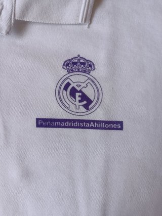 Polo Peña Madridista Ahillones Blanco Talla XL