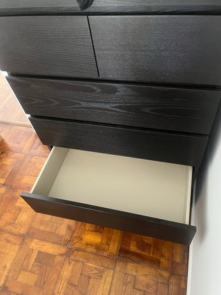 Cajonera/Cómoda Negra Madera