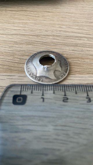 Moneda Plata 1 Shilling 1906 Reino Unido