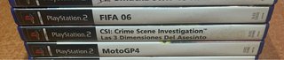 Lote 3 Juegos PS2 juan FIFA 06, CSI, MotoGP4