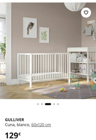 Cuna evolutiva Ikea Gulliver