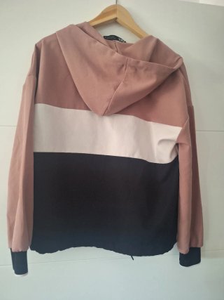 Chaqueta Zara Tricolor con Capucha