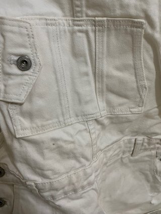 Mono corto vaquero blanco