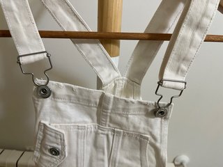 Mono corto vaquero blanco