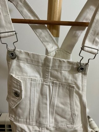 Mono corto vaquero blanco