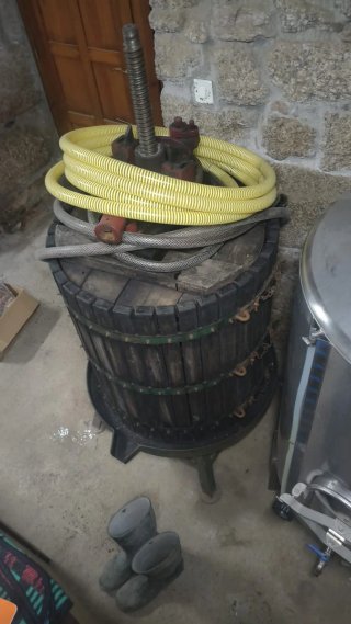 Bomba de vino con mangueras