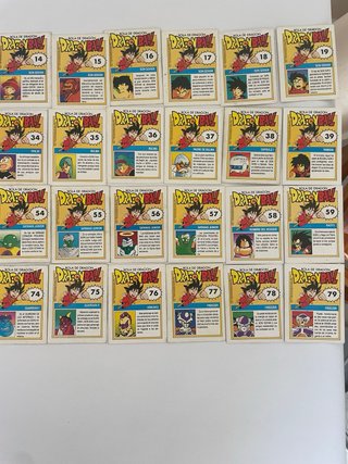 Cartas Dragon Ball Z Tarjet - Cards Ediciones Este