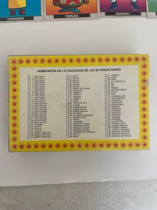 Cartas Dragon Ball Z Tarjet - Cards Ediciones Este