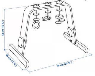 Gimnasio Bebé Leka Ikea Madera