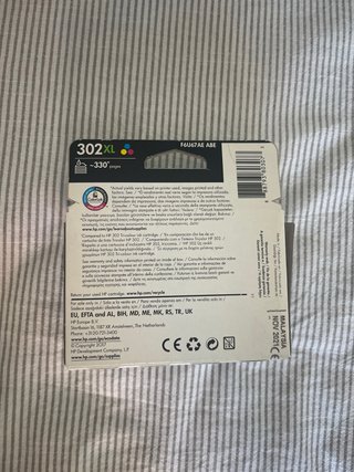 Cartuccia d'inchiostro HP 302 XL Tricolor, nuova