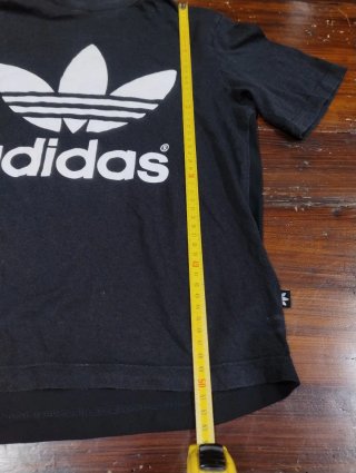 Adidas Originals T-shirt collo alto zip XS