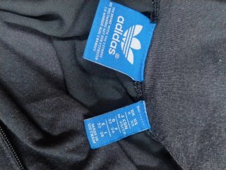 Adidas Originals T-shirt collo alto zip XS