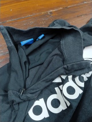 Adidas Originals T-shirt collo alto zip XS