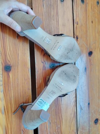 Sandalias Sacha London Talla 40 Beige/Marrón