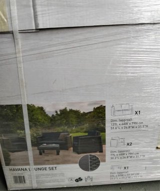 Keter Set de Jardin Havana Lounge  4 personas