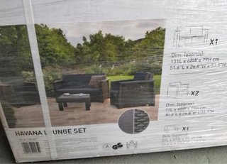 Keter Set de Jardin Havana Lounge  4 personas