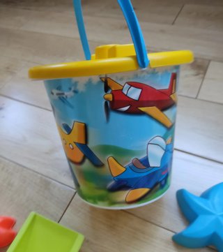 Juego de playa con moldes