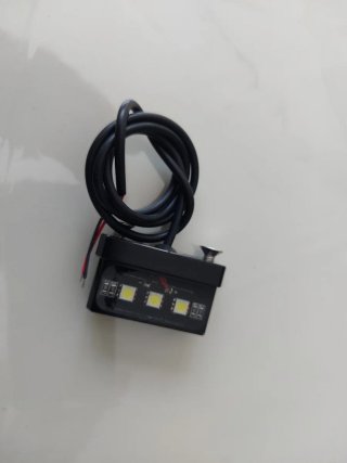 Luz LED matrícula coche/moto/remolque