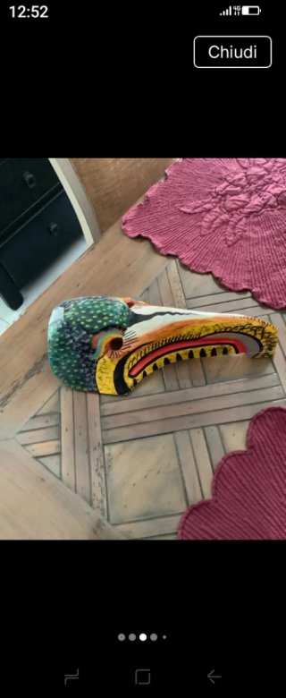 Maschera Messico Mascara Mexico etica in legno