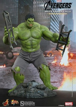 Hot Toys Hulk & Bruce Banner Avengers MMS186