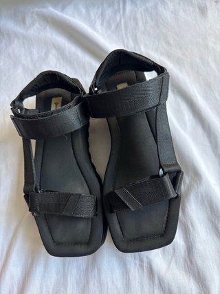Sandalias negras plataforma