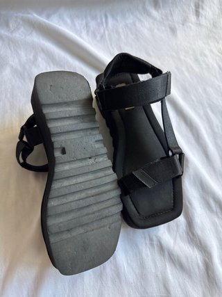 Sandalias negras plataforma
