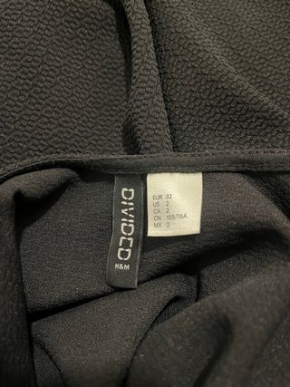 Blusa Top Negro Manga Corta