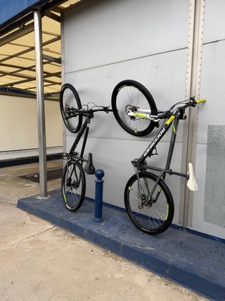 Bicicleta Rockrider 520 ST Negra/Verde