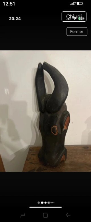 Maschera Africana etnica Mascara Madera