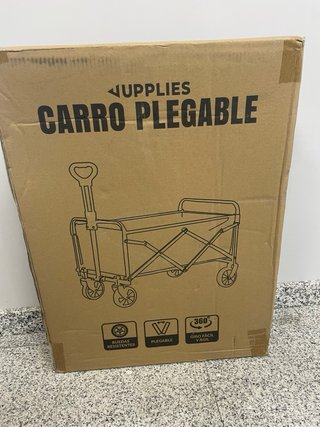 Carro plegable con ruedas