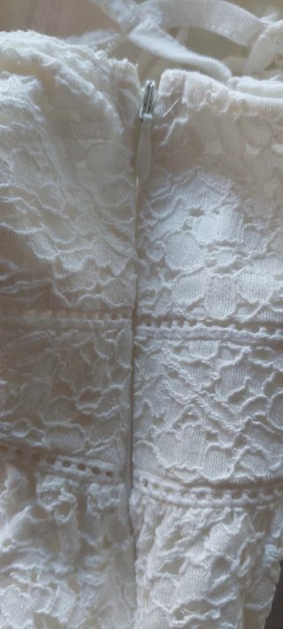 Vestido Zara Kids Blanco Talla 8