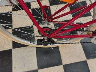 Bicicleta Paseo Mujer Roja Bh gacela