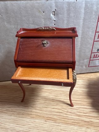 Escritorio Secreter Casa Muñecas Madera