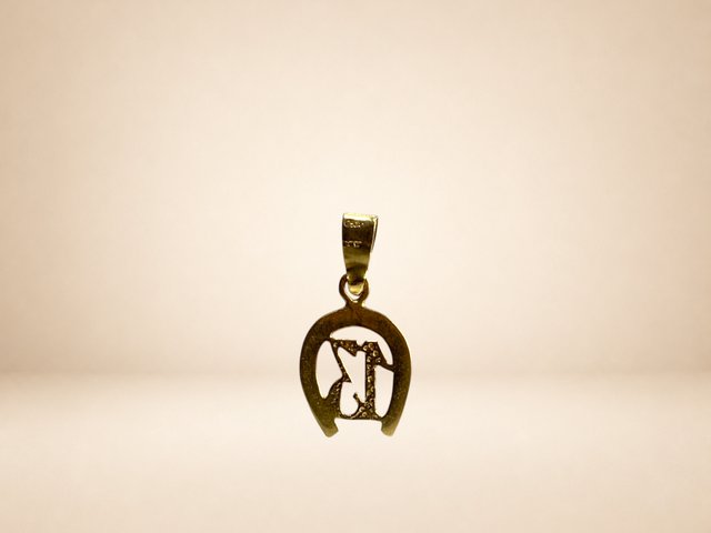 Colgante Herradura 18k