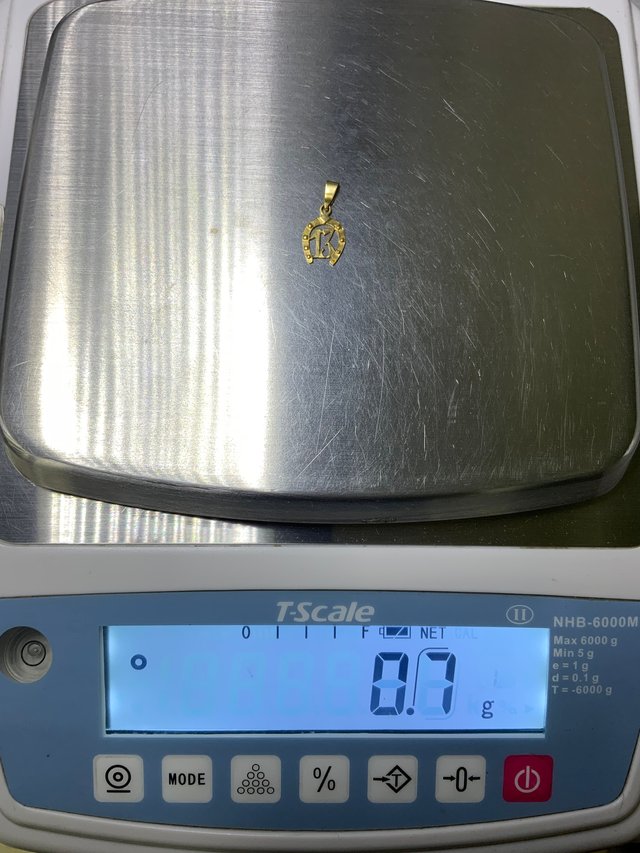 Colgante Herradura 18k