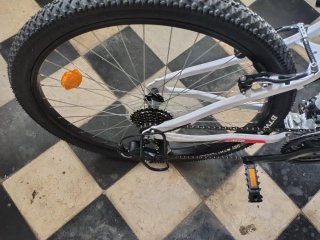 Bicicleta Montaña Rockrider Blanca