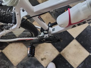Bicicleta Montaña Rockrider Blanca