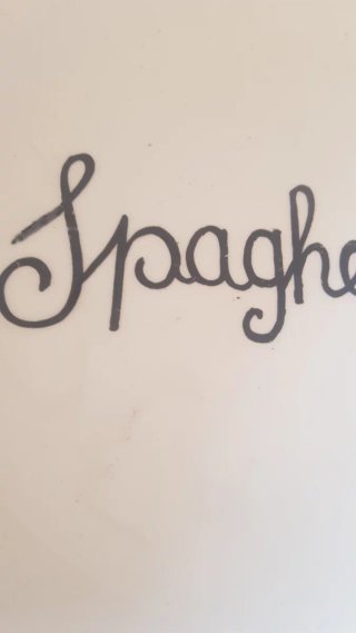 Grande piatto per pasta Spaghettata